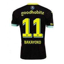 PSV Eindhoven Johan Bakayoko #11 Bortedrakt 2024-25 Kortermet